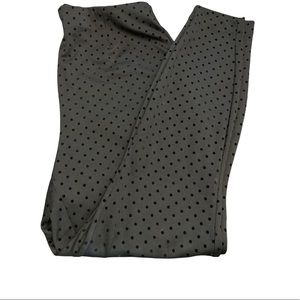 EVRI black polka dot treggings